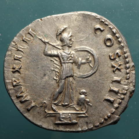 Hazelton Collection - Domitian Denarius, RIC 518 var An unpublished ...